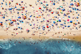 Aerial Beach View Art Print | 55MAX